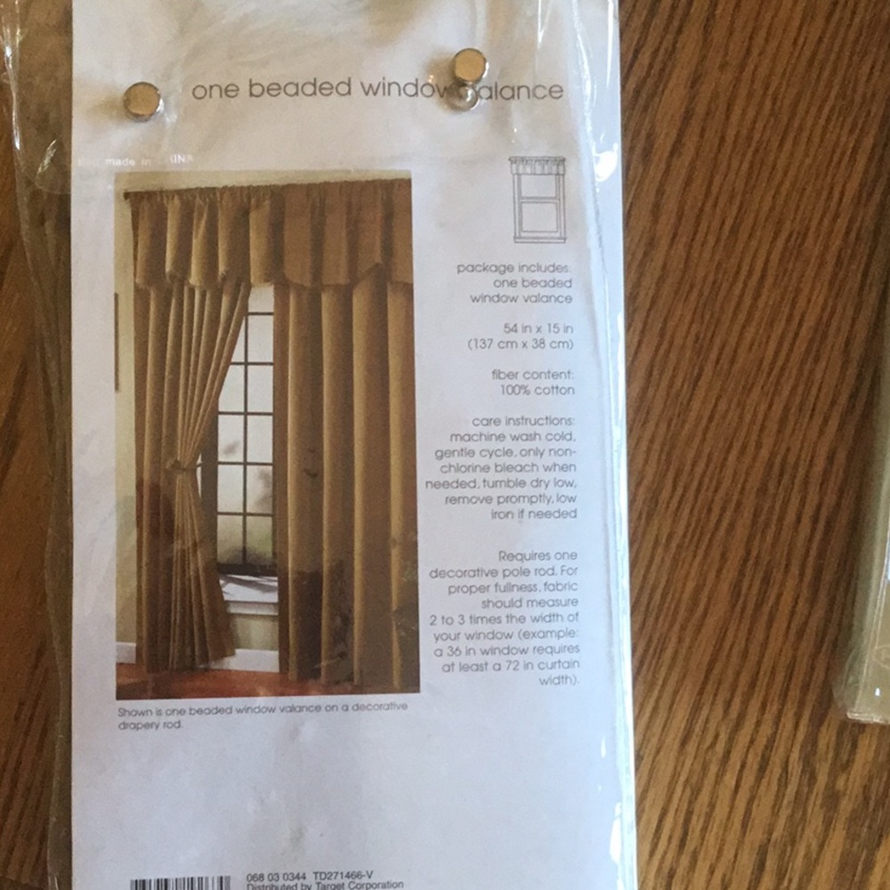 Beaded Window Valance - Picture 2 of 3